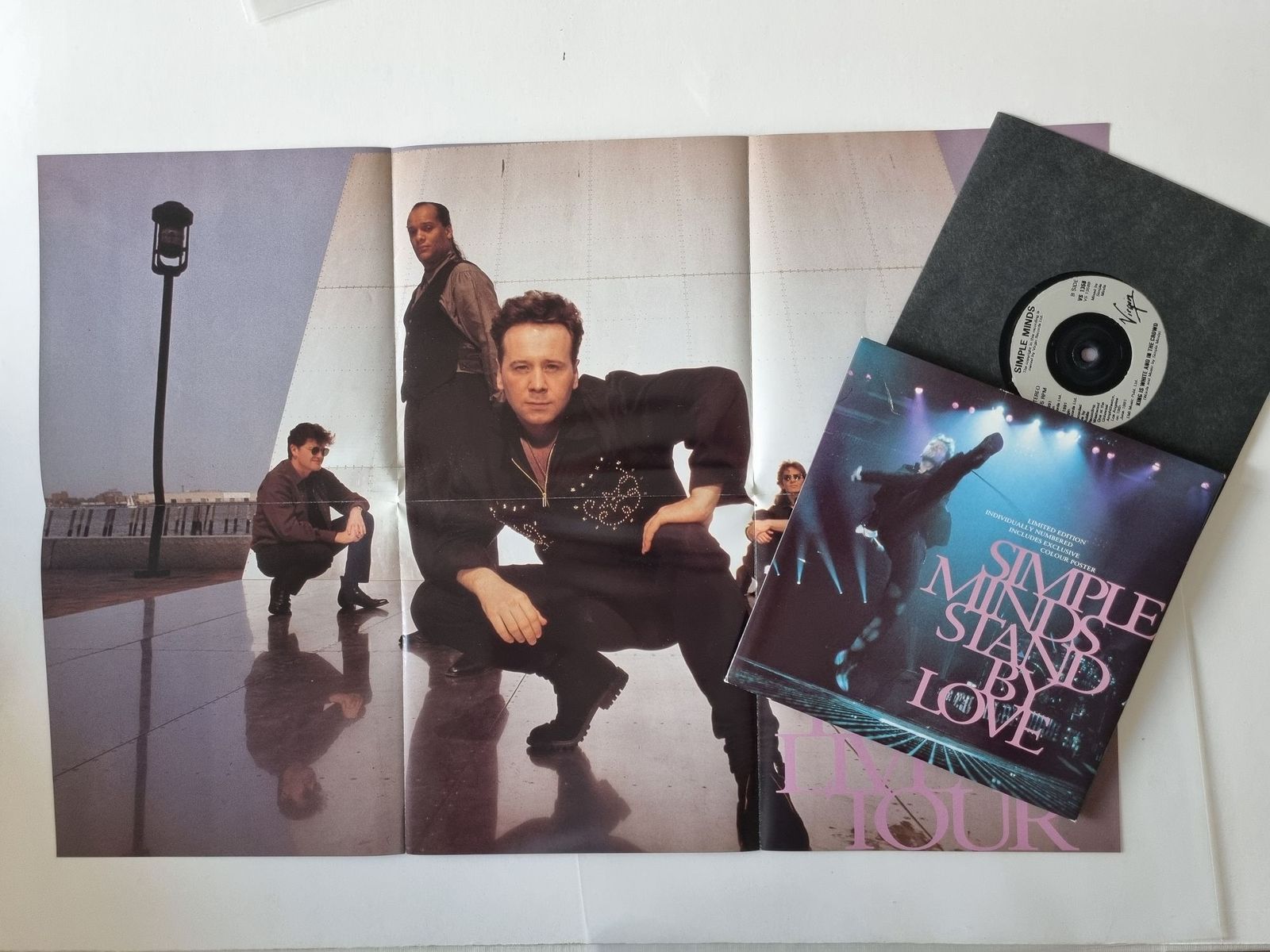 1600x1200 Simple Minds By Love 7'' Vinyl UK WITH POSTER