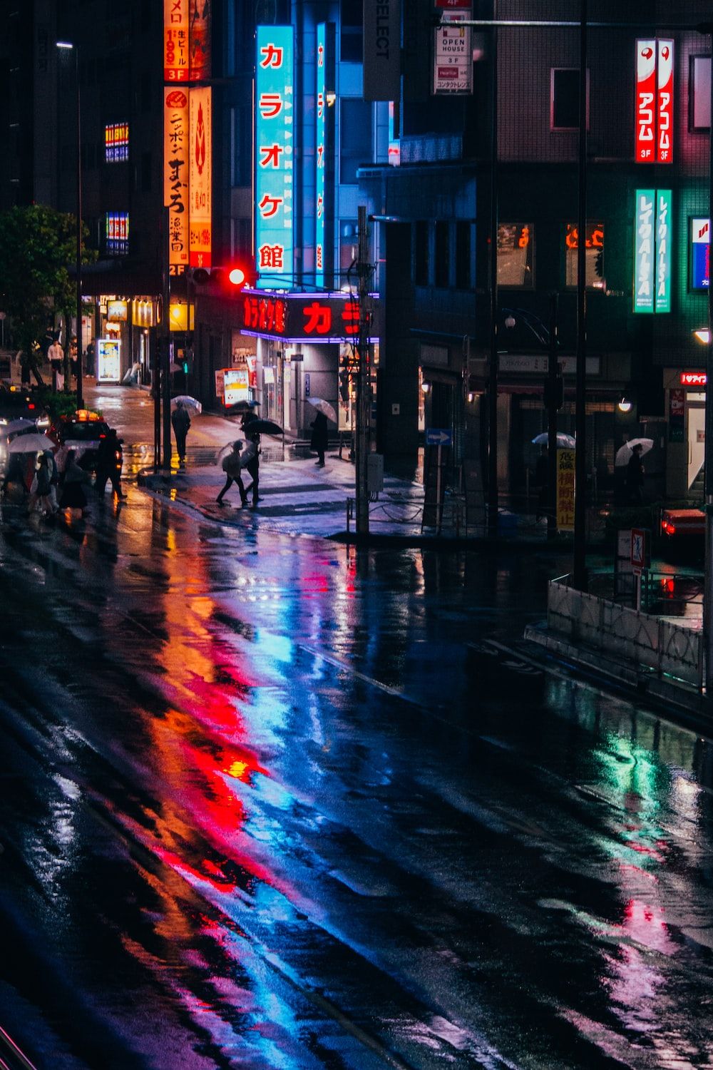 1000x1500 Rainy Tokyo Wallpaper