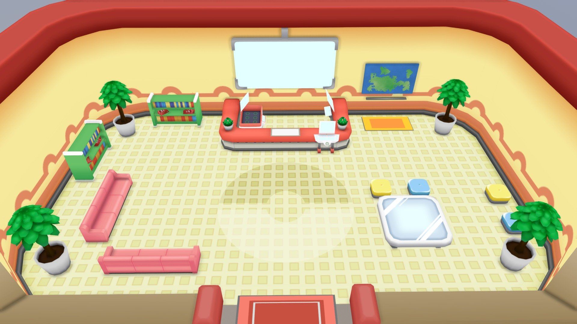 1920x1080 Pokemon Center Scene