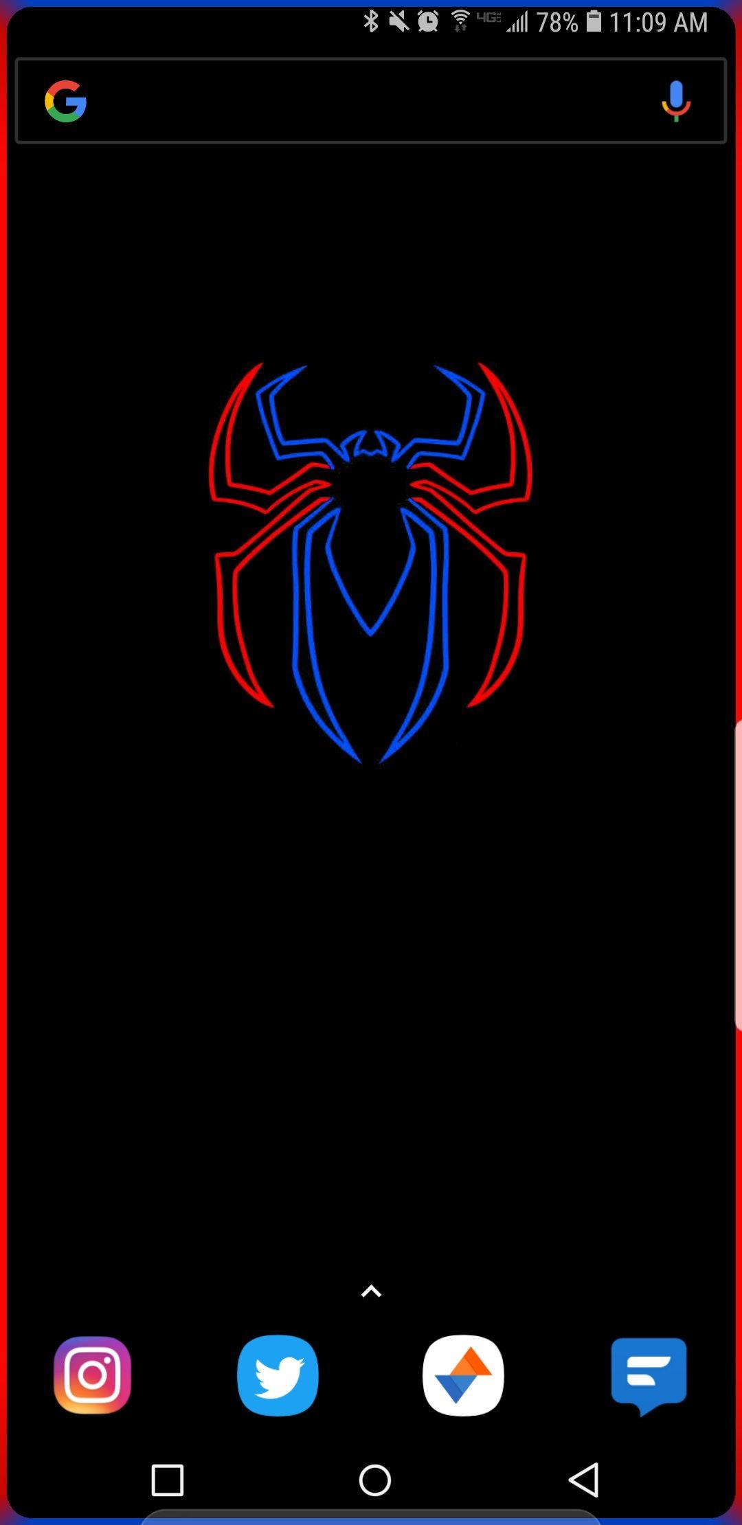 1080x2220 my minimalist spiderman themed .