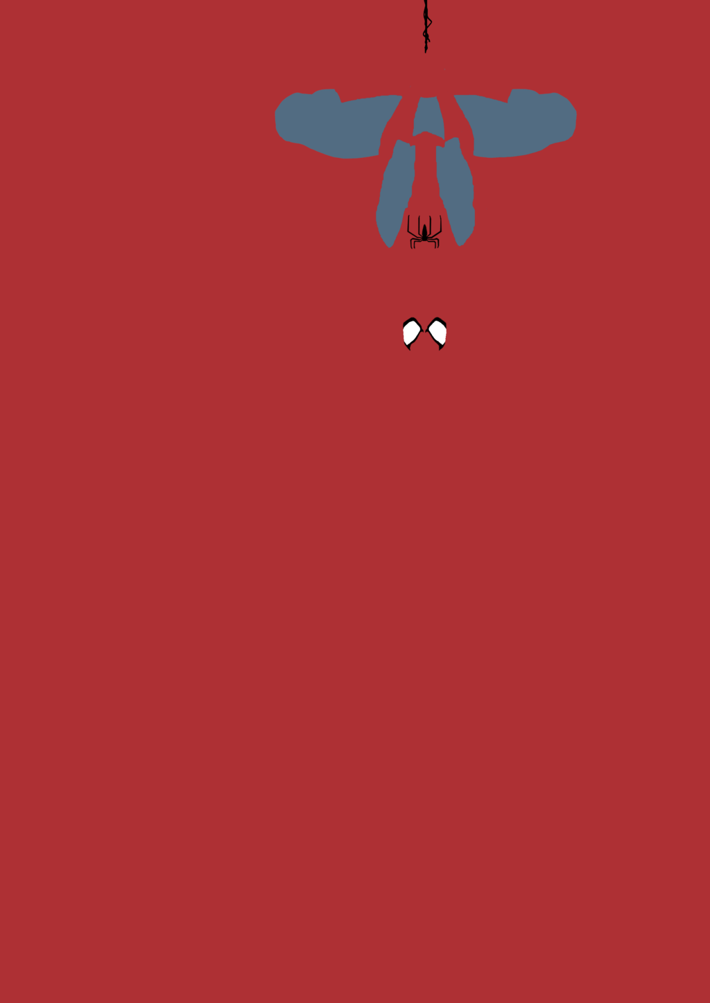 1024x1448 Minimal Spiderman Wallpaper