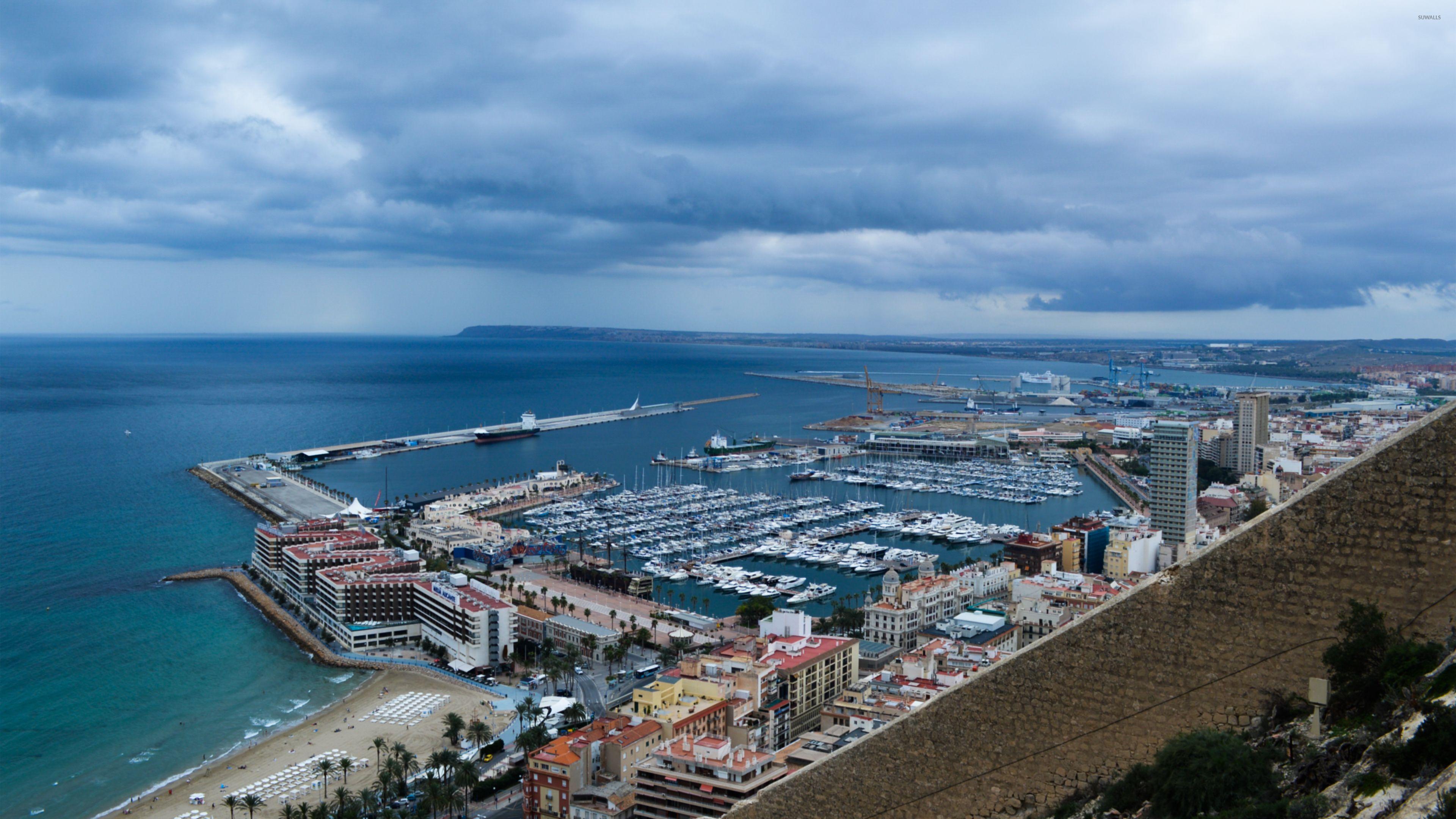 3840x2160 Port of Alicante wallpaper wallpaper