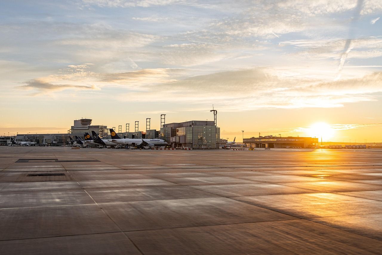 1280x853 Airport Frankfurt Sunrise
