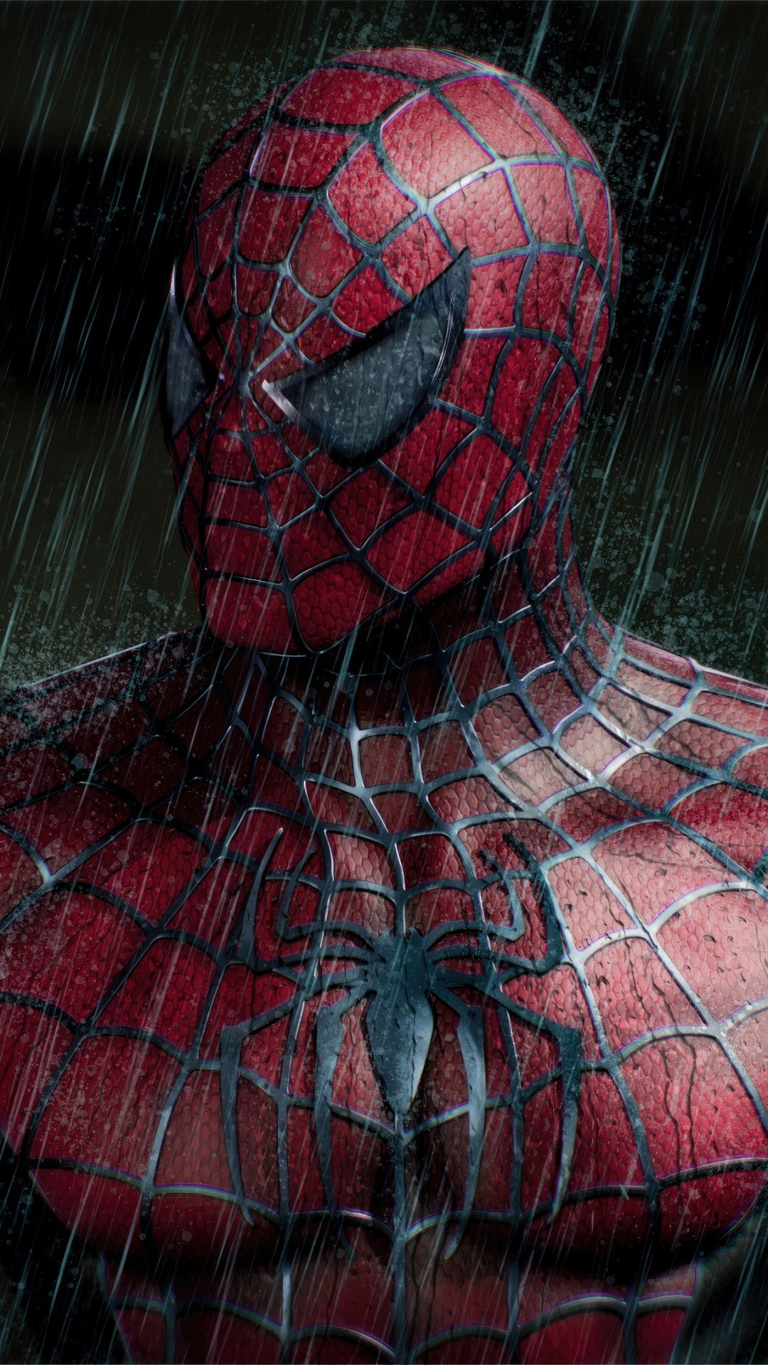1080x1920 Spider man in the Rain 4K UHD Wallpaper for UltraHD Desktop and TV : Widescreen and UltraWide Display : Dual Monitor : Smartphone and Tablet Devices