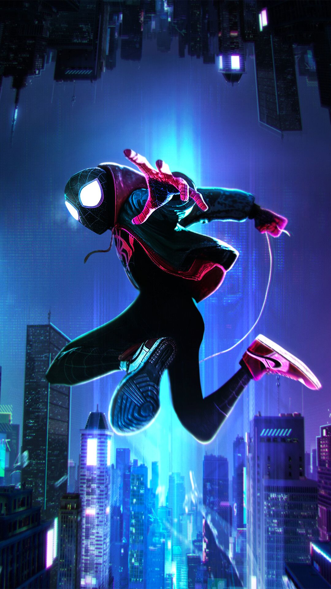 1080x1920 Spider Man: Into The Spider Verse Wallpaper