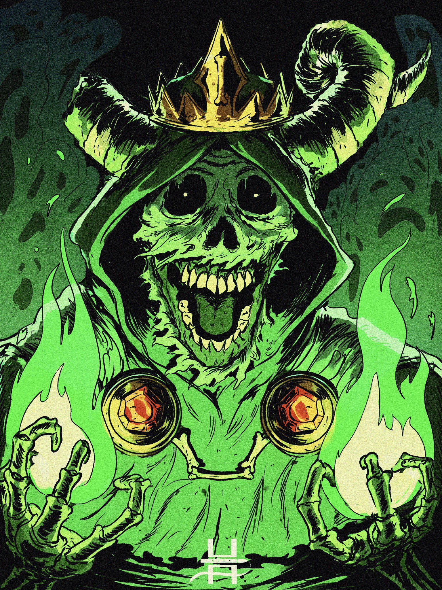 1536x2048 The Lich by HushPuppE on Newgrounds