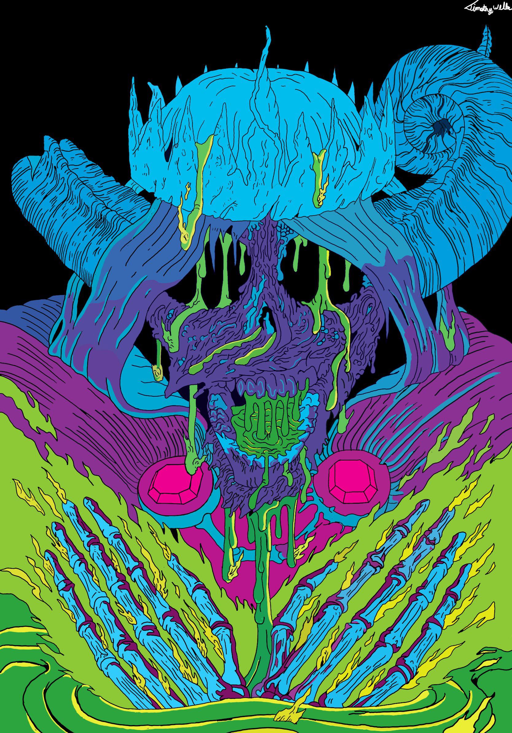 1668x2388 Lich king from adventure time, me, digital, 2022