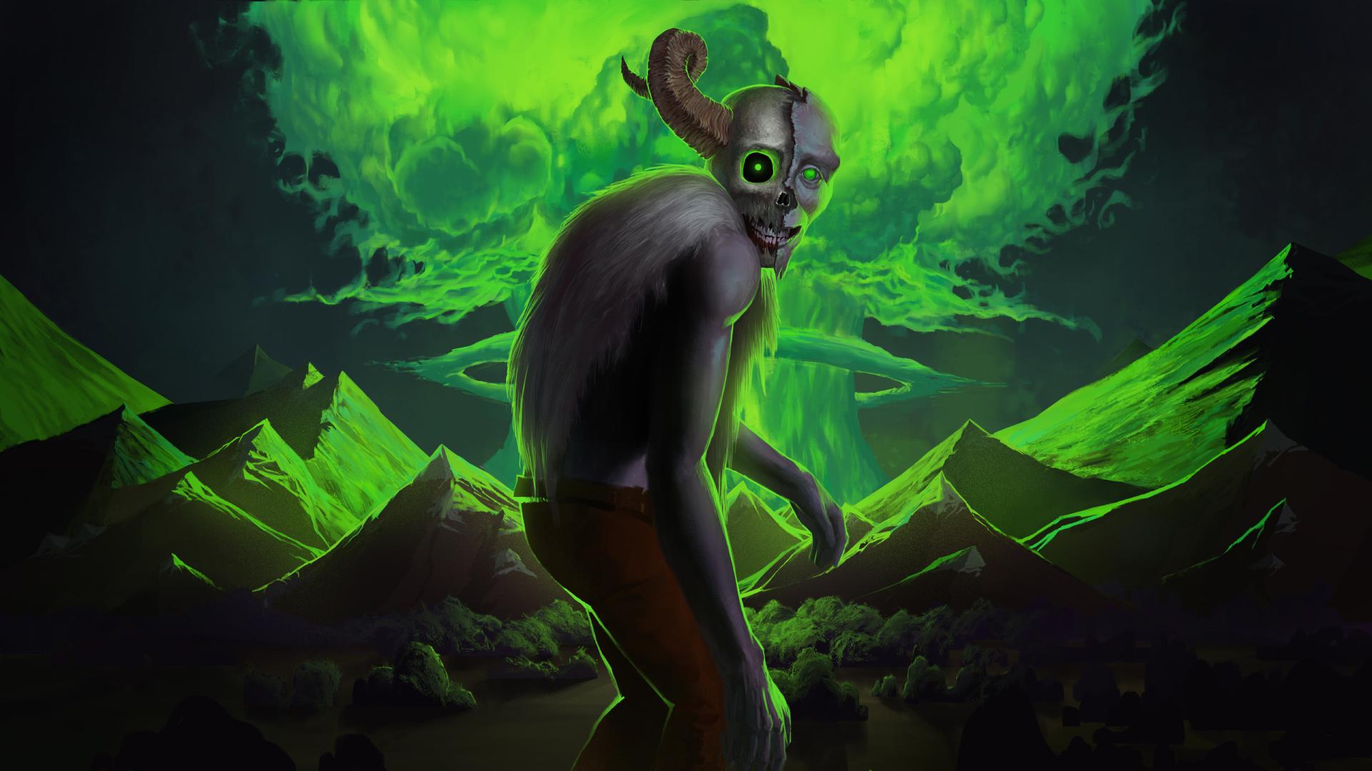 1920x1080 Just finished this painting of Billy the Lich