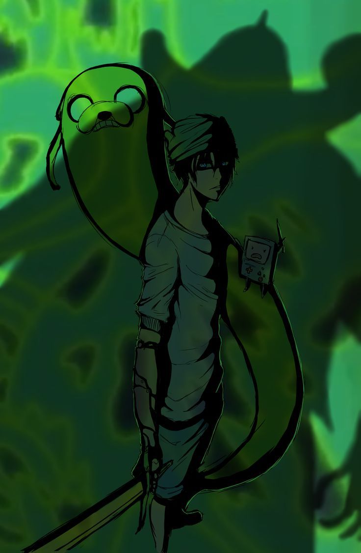 736x1126 Art by DCyan Time #AdventureTime #Finn #JakeTheDog #BMO #Lich