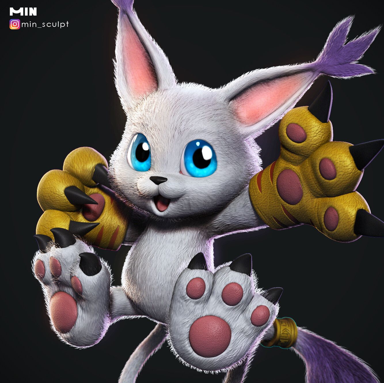 1334x1328 Gatomon
