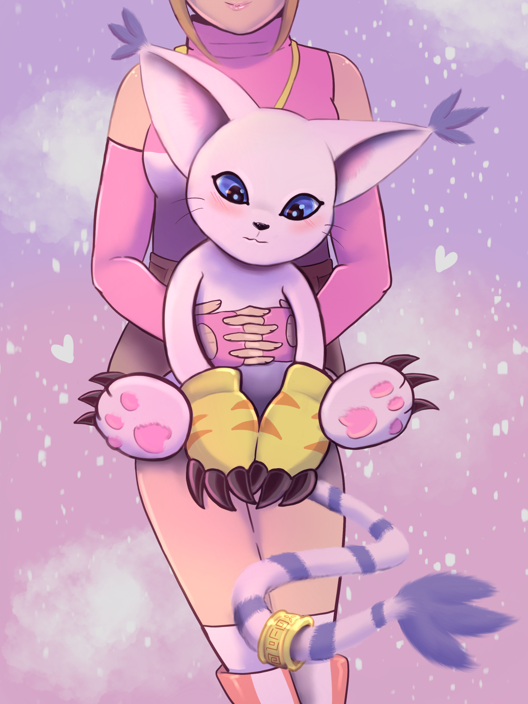1765x2353 Gatomon feeling a bit shy <:3