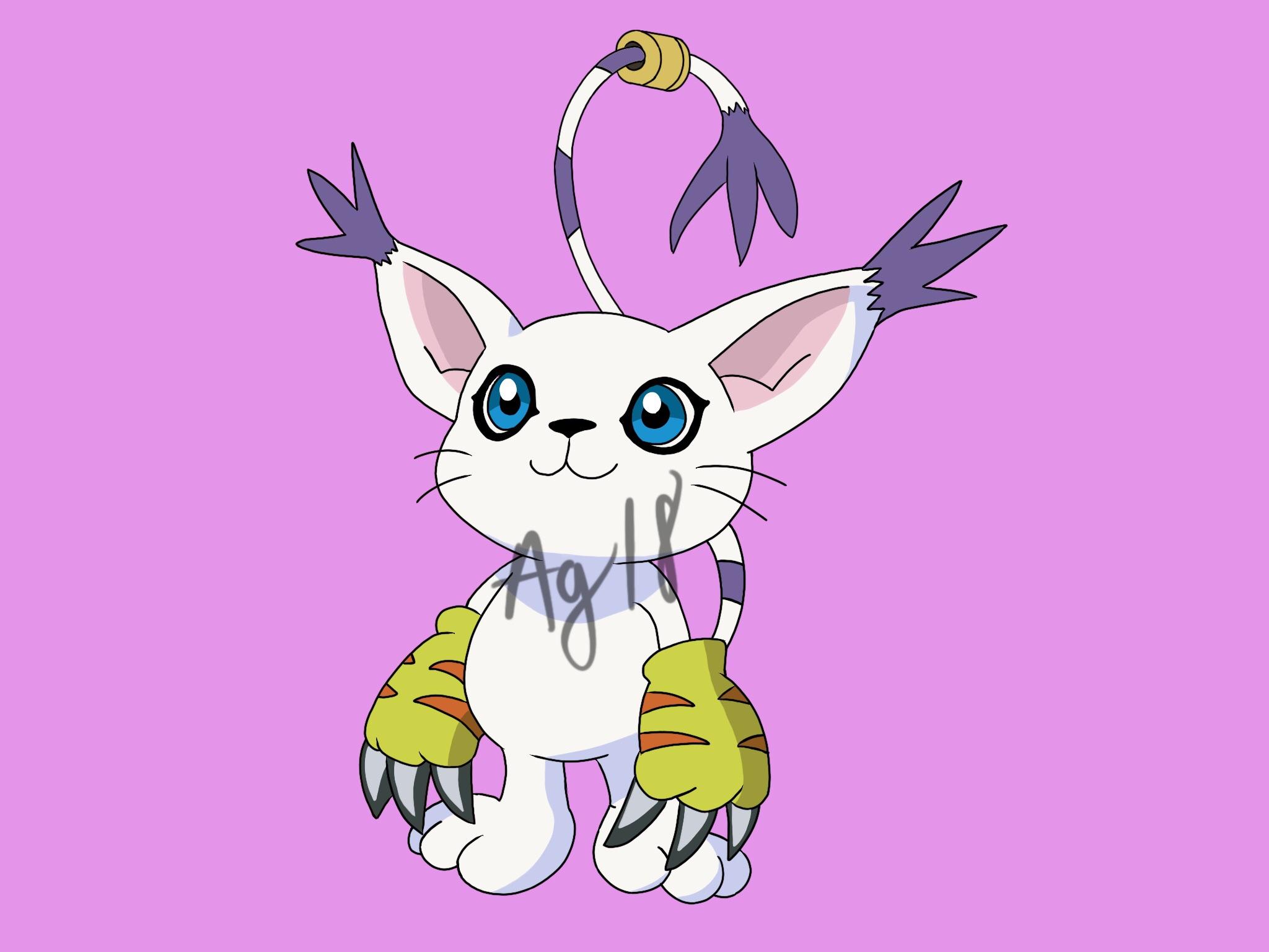 2048x1536 For those that missed Meicoomon, here's my second drawing on the iPad (Procreate)!