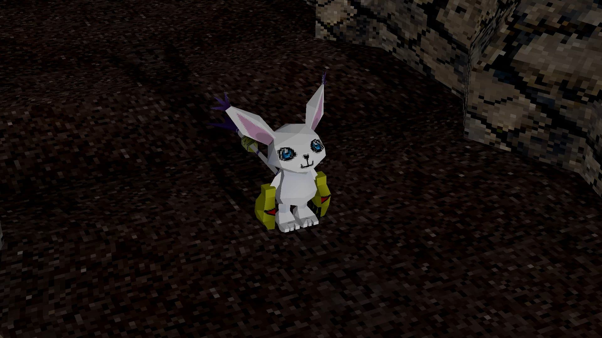1920x1080 Digimon Gatomon in a Cave!