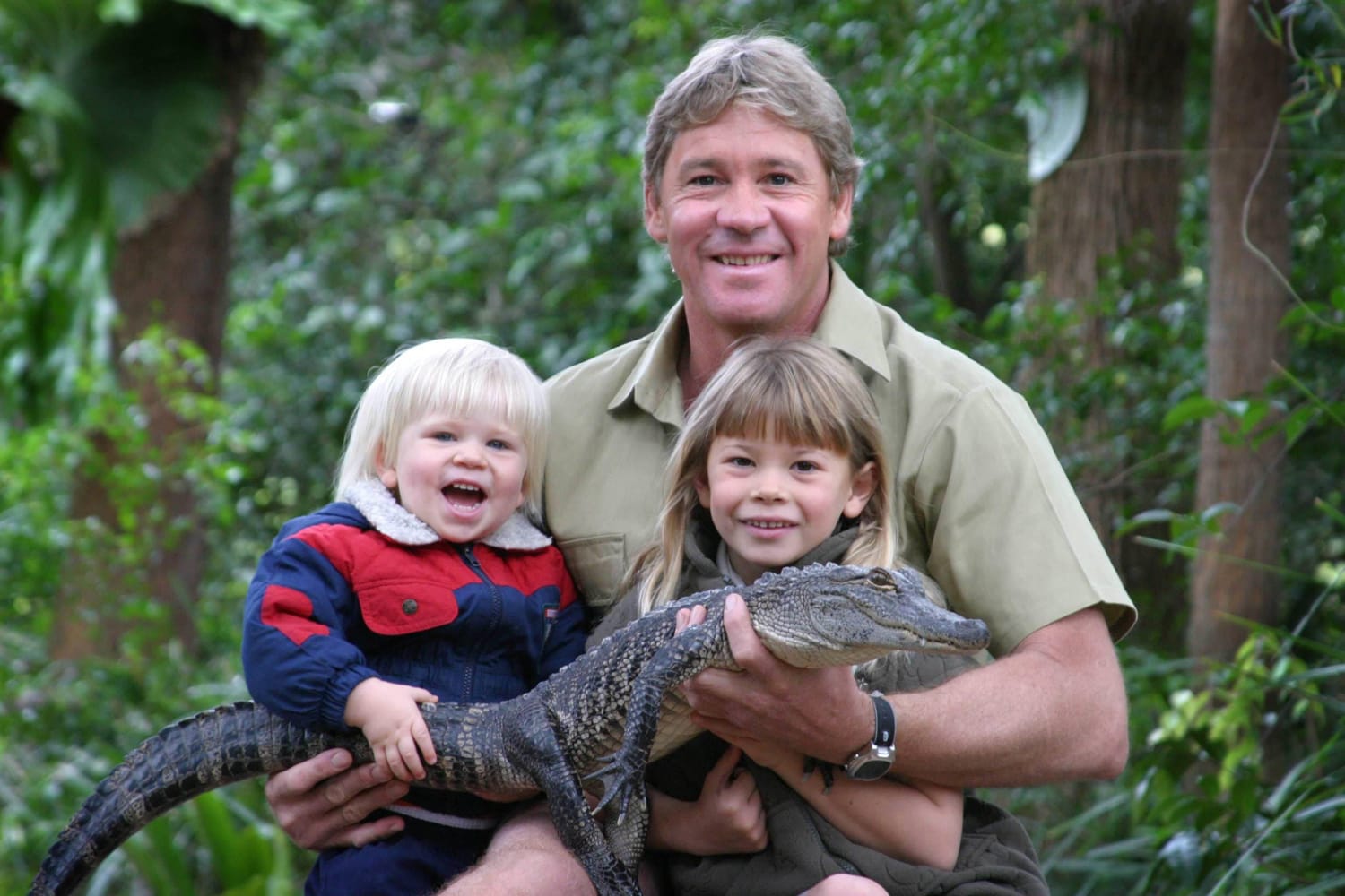 1500x1000 Steve Irwin's son follows dad's footsteps in photo with crocodile