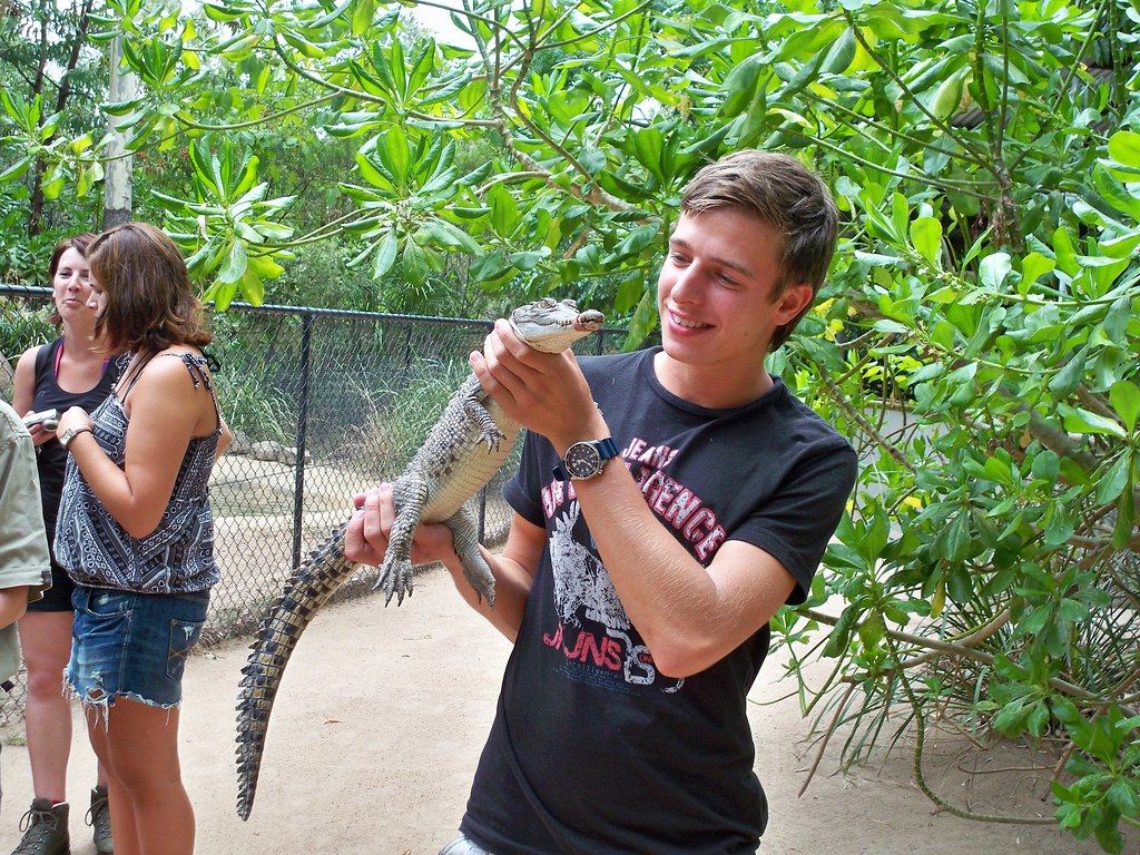 1024x768 100_0744. Ich als Krokodilhunter R.I.P. Steve Irwin. Lifeguard