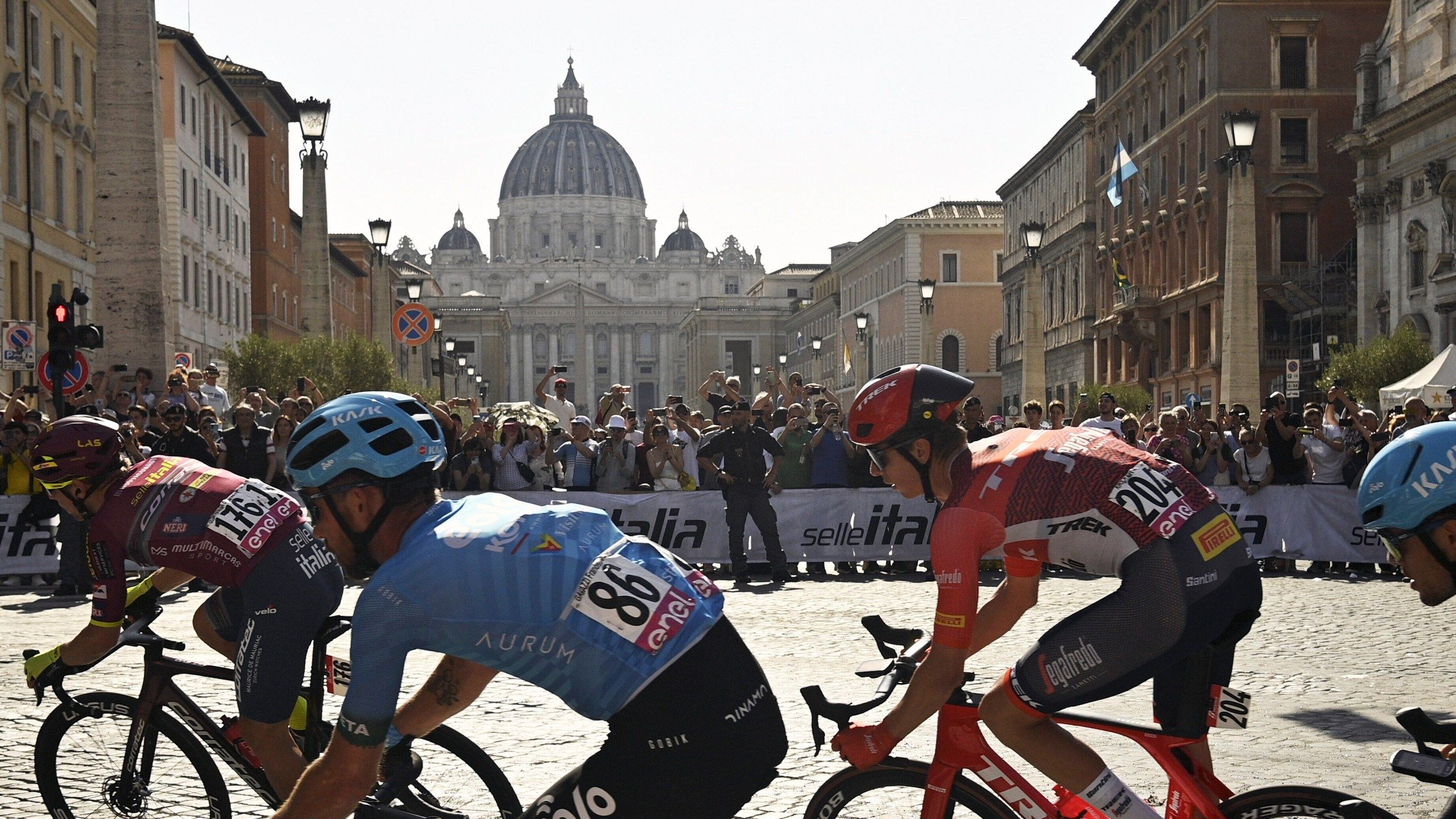 2560x1440 Giro d'Italia cycling race to go inside the Vatican's walls in homage to Pope Francis. KSNT 27 News