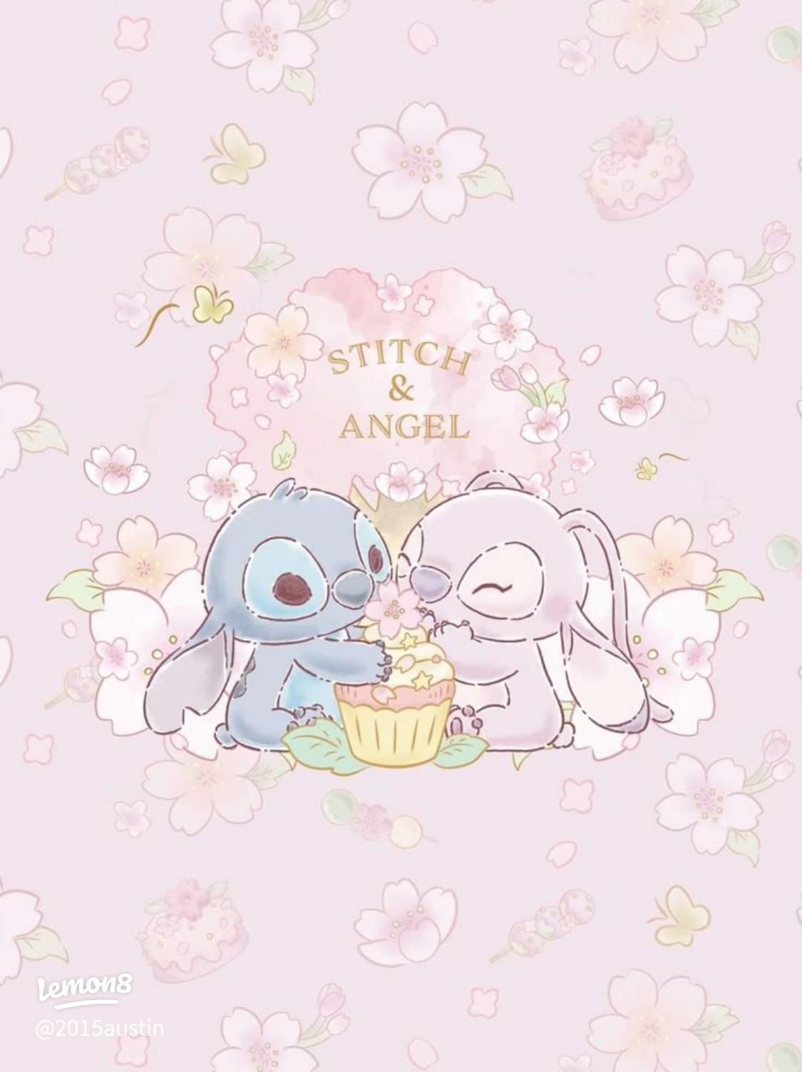1125x1504 Hello Kitty Stitch Wallpaper