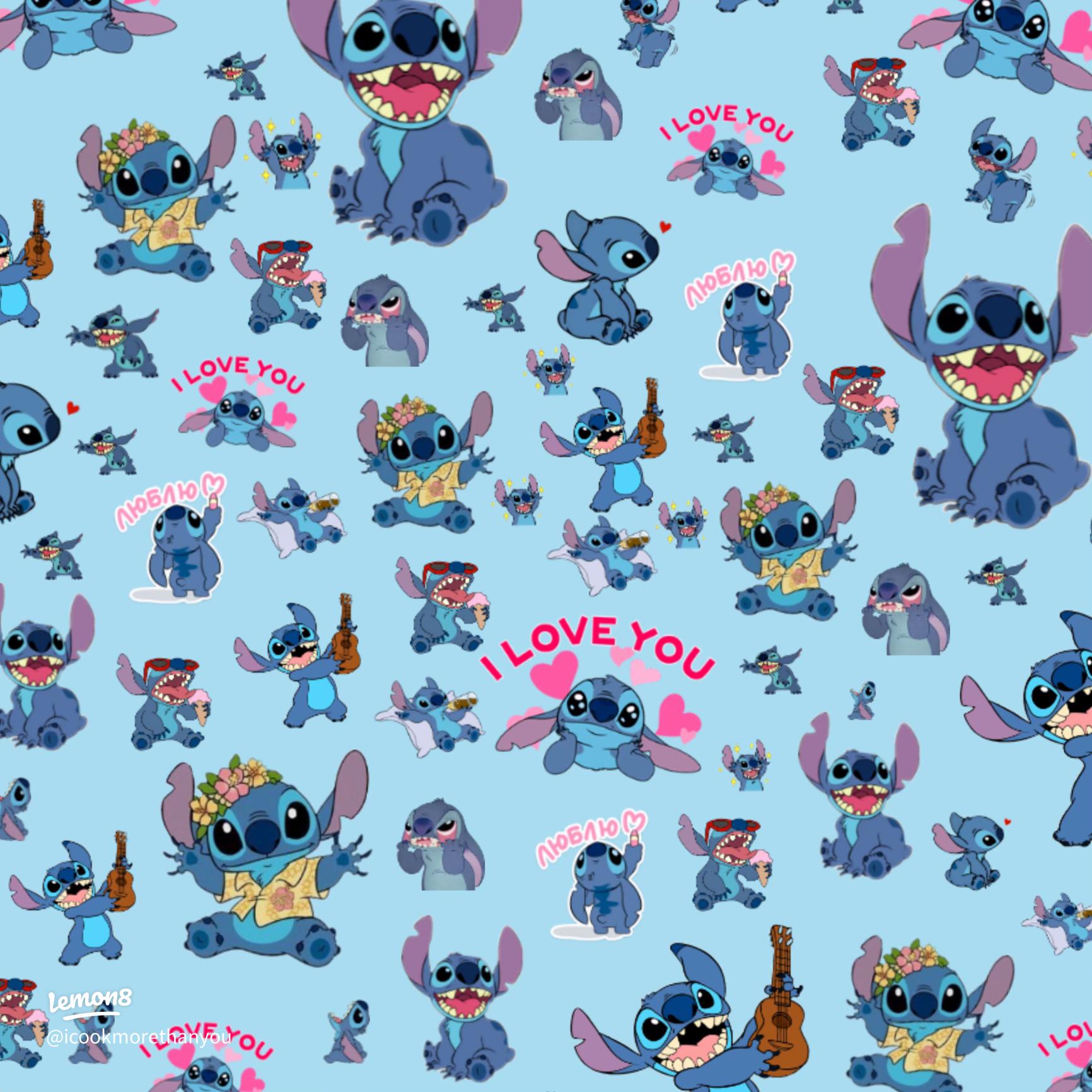 1732x1732 Hello Kitty Stitch Wallpaper