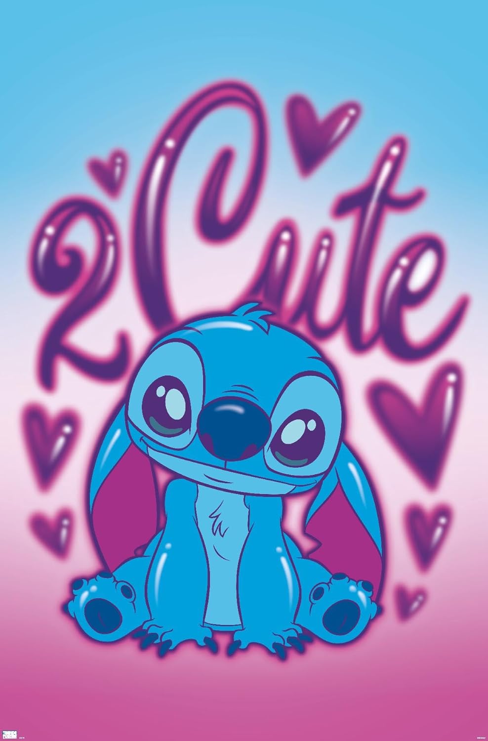988x1500 Poster Lilo Stitch 2 Cute
