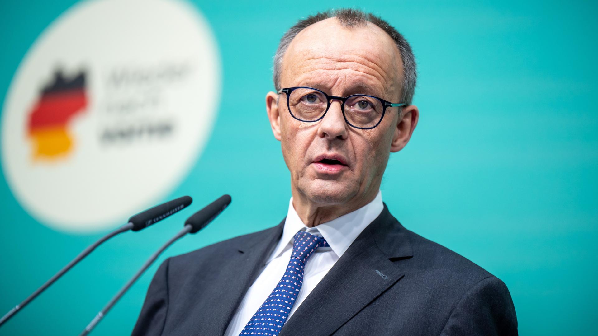 1920x1080 Porträt Des Unions Kanzlerkandidaten Friedrich Merz