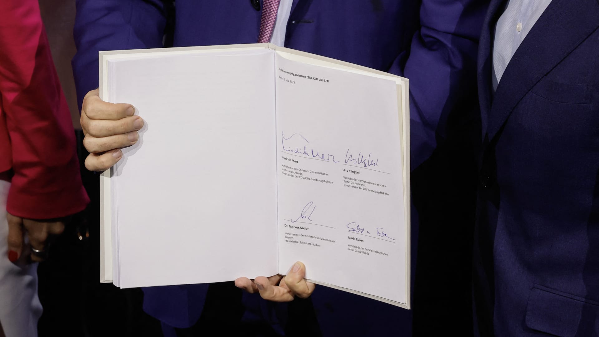 1920x1080 Incoming German Chancellor Merz vows reforms and investments as parties sign coalition agreement
