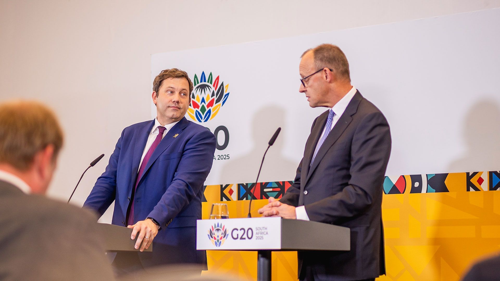 1920x1080 Federal Ministry of Finance Klingbeil and Chancellor Friedrich Merz at a joint press conference
