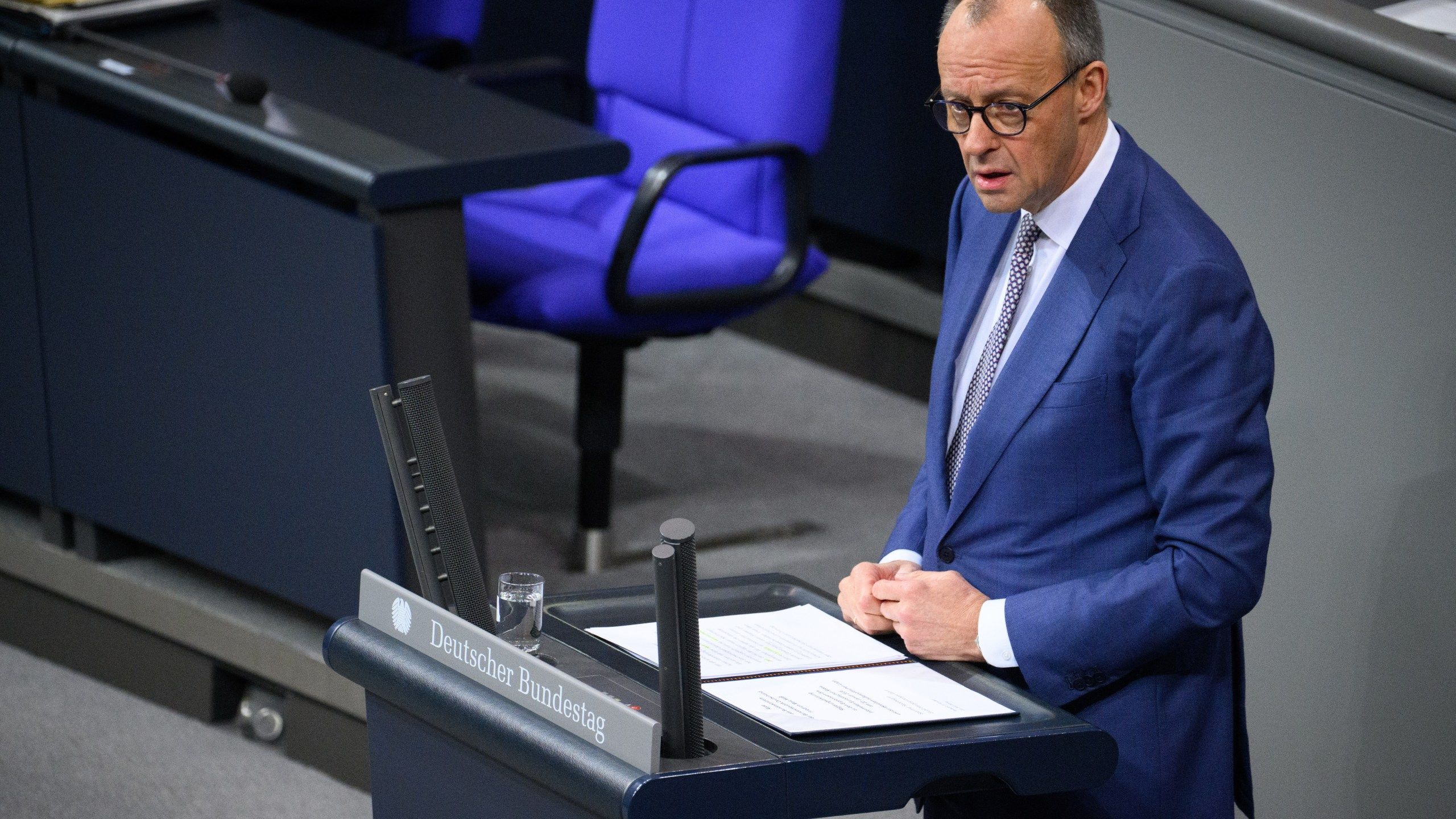 2560x1440 German leader hails Europe as an 'alternative to imperialism and autocracy'