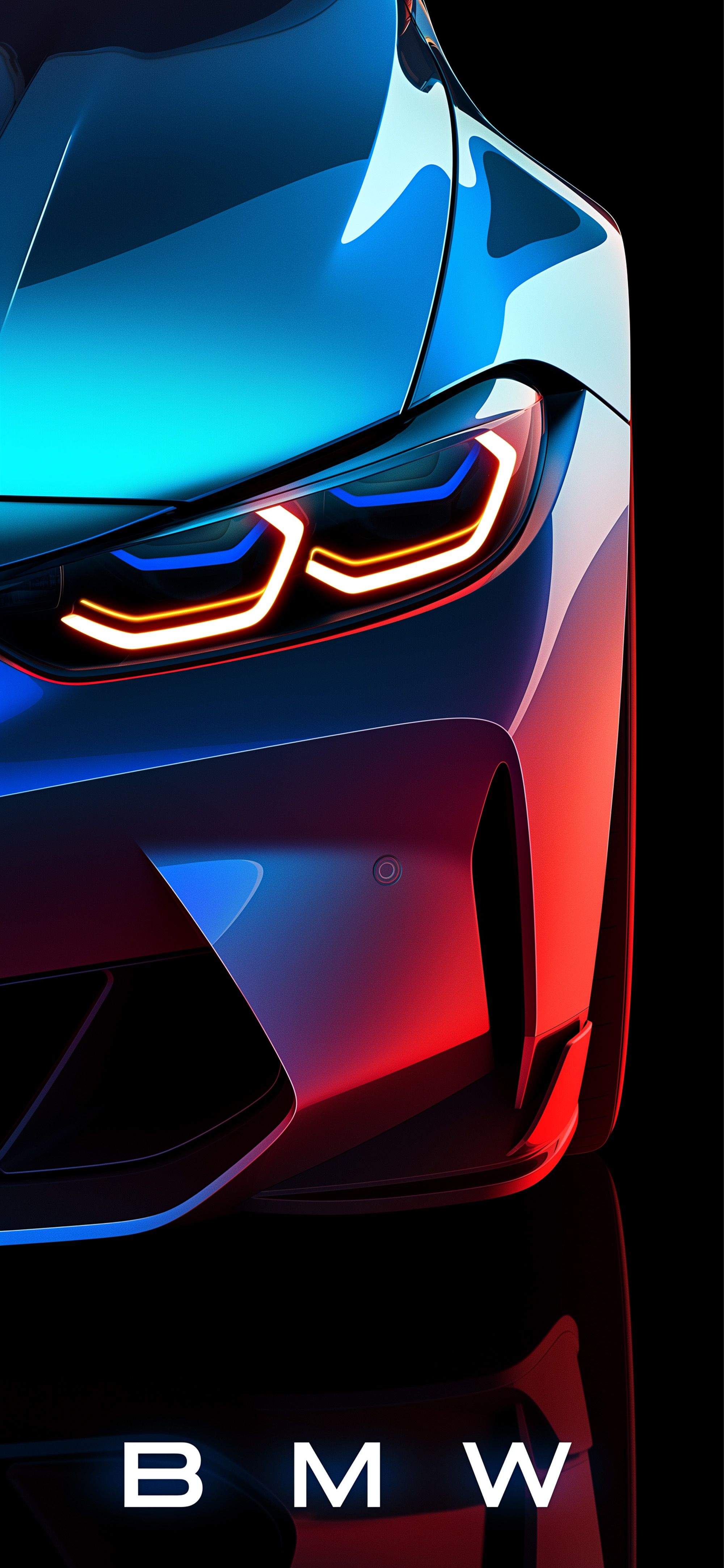 2000x4329 BMW Car Front Lights Wallpaper Phone Wallpaper HD