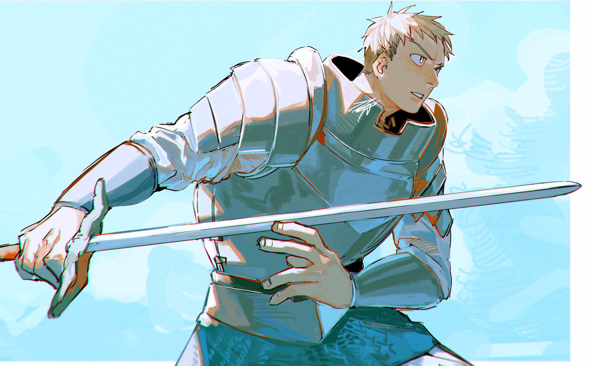 2048x1275 Laios Touden Meshi Anime Image Board
