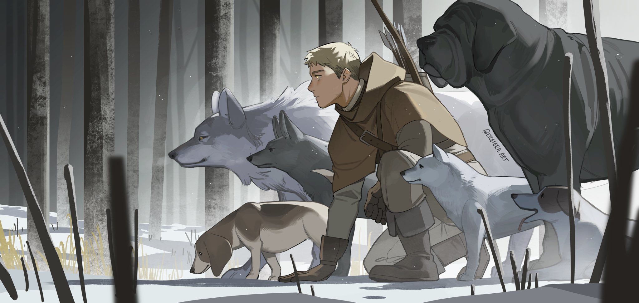 2048x971 Laios Touden Meshi by EtceteraArt Anime Image Board
