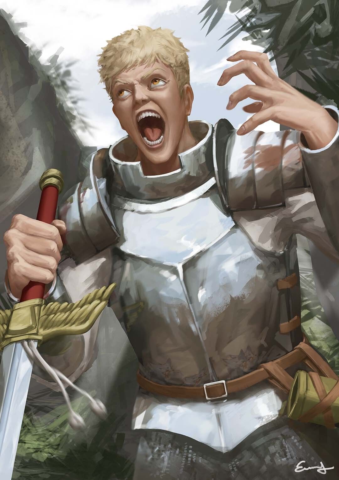 1080x1527 Laios Touden (Dungeon Meshi Fan Art): Feral