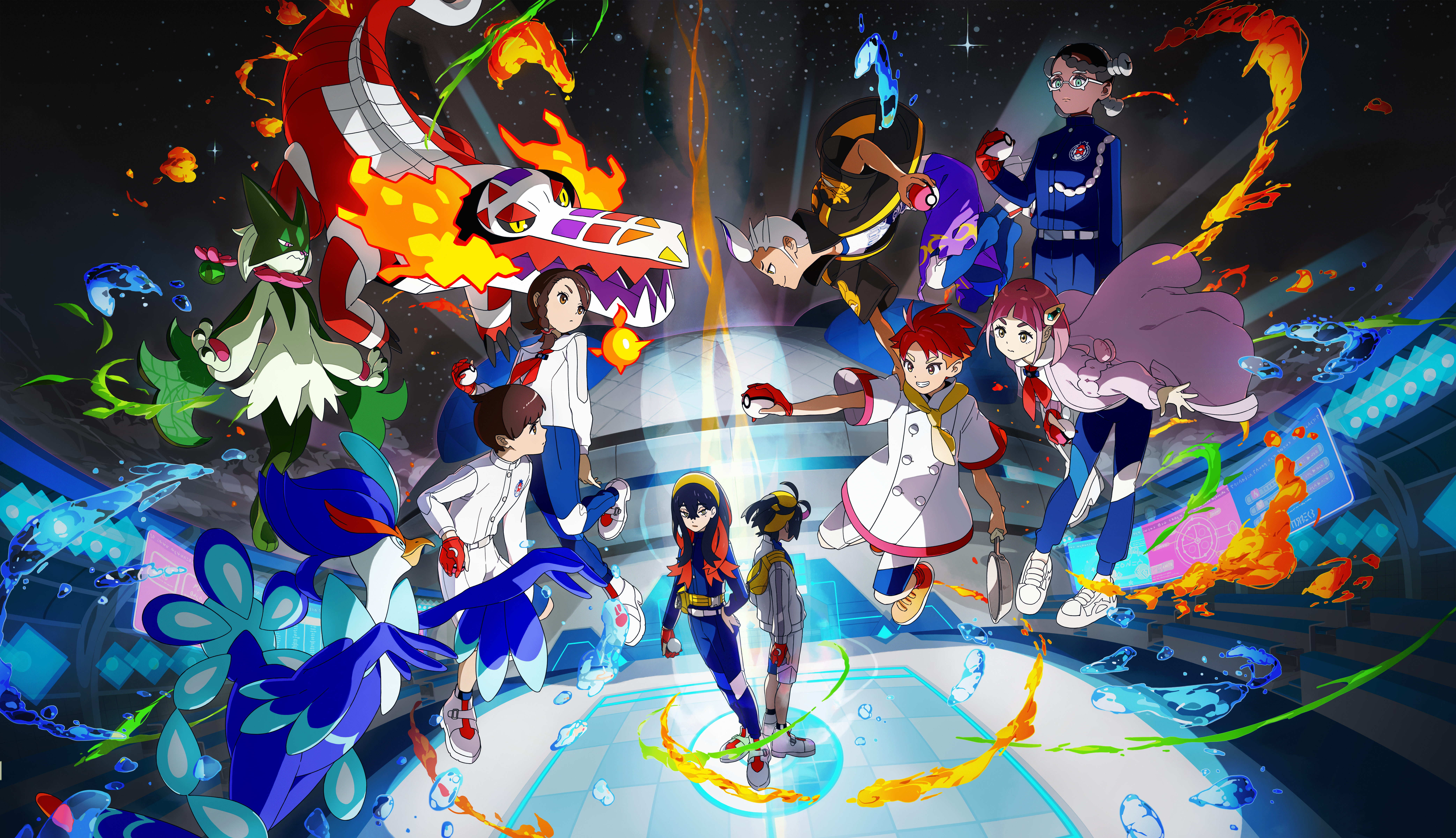 8343x4800 Skeledirgeémon Scarlet & Violet Anime Image Board