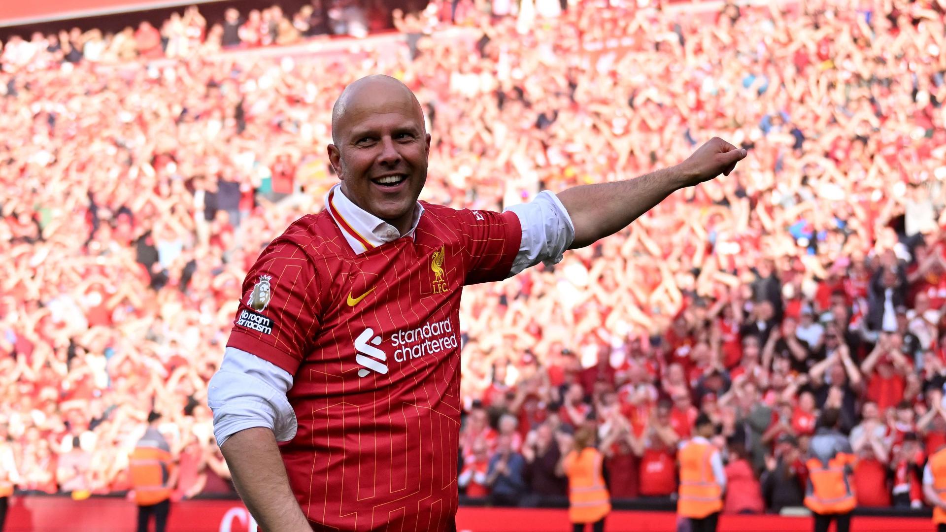 1920x1080 The best bits from Arne Slot's press conference after Liverpool's 'special' title win