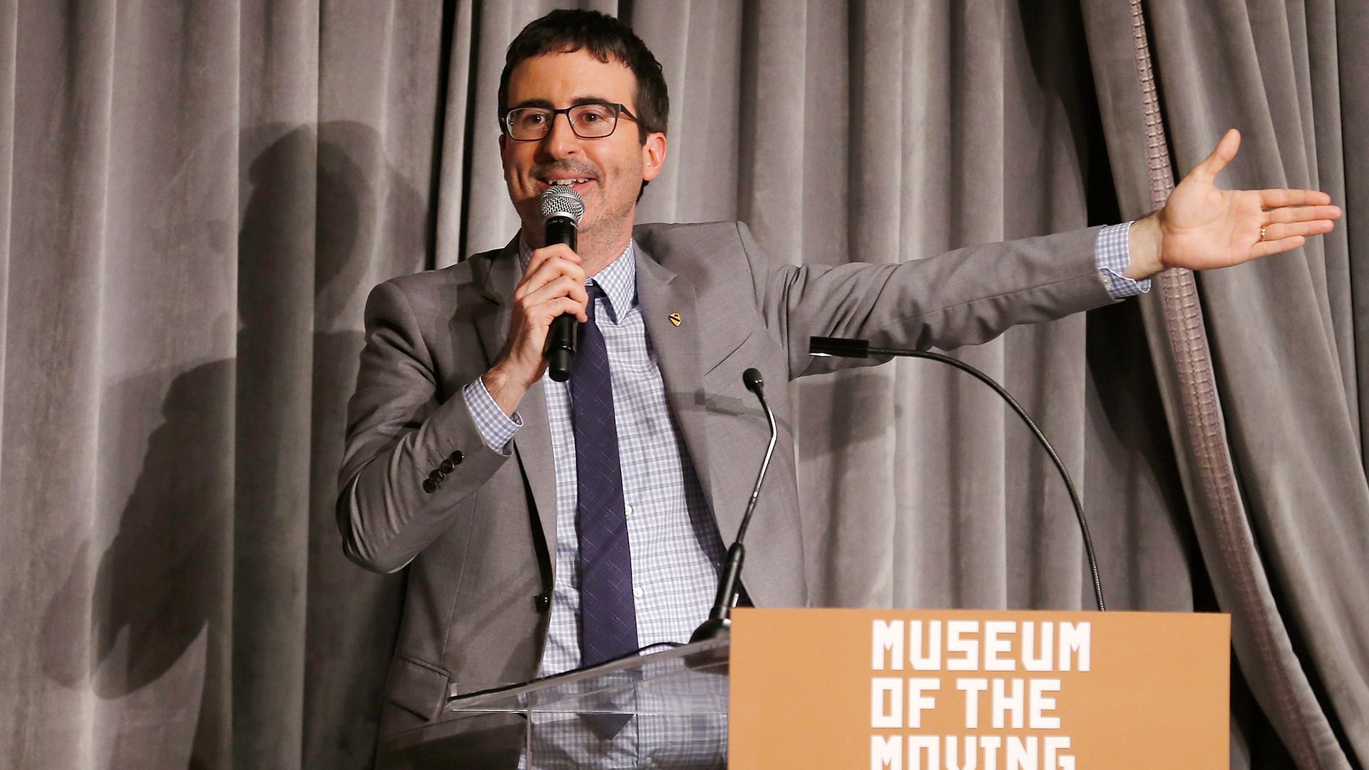 1920x1080 John Oliver Brings Down the House at Museum of the Moving Image Honors for Charlie Rose, HBO's Richard Plepler