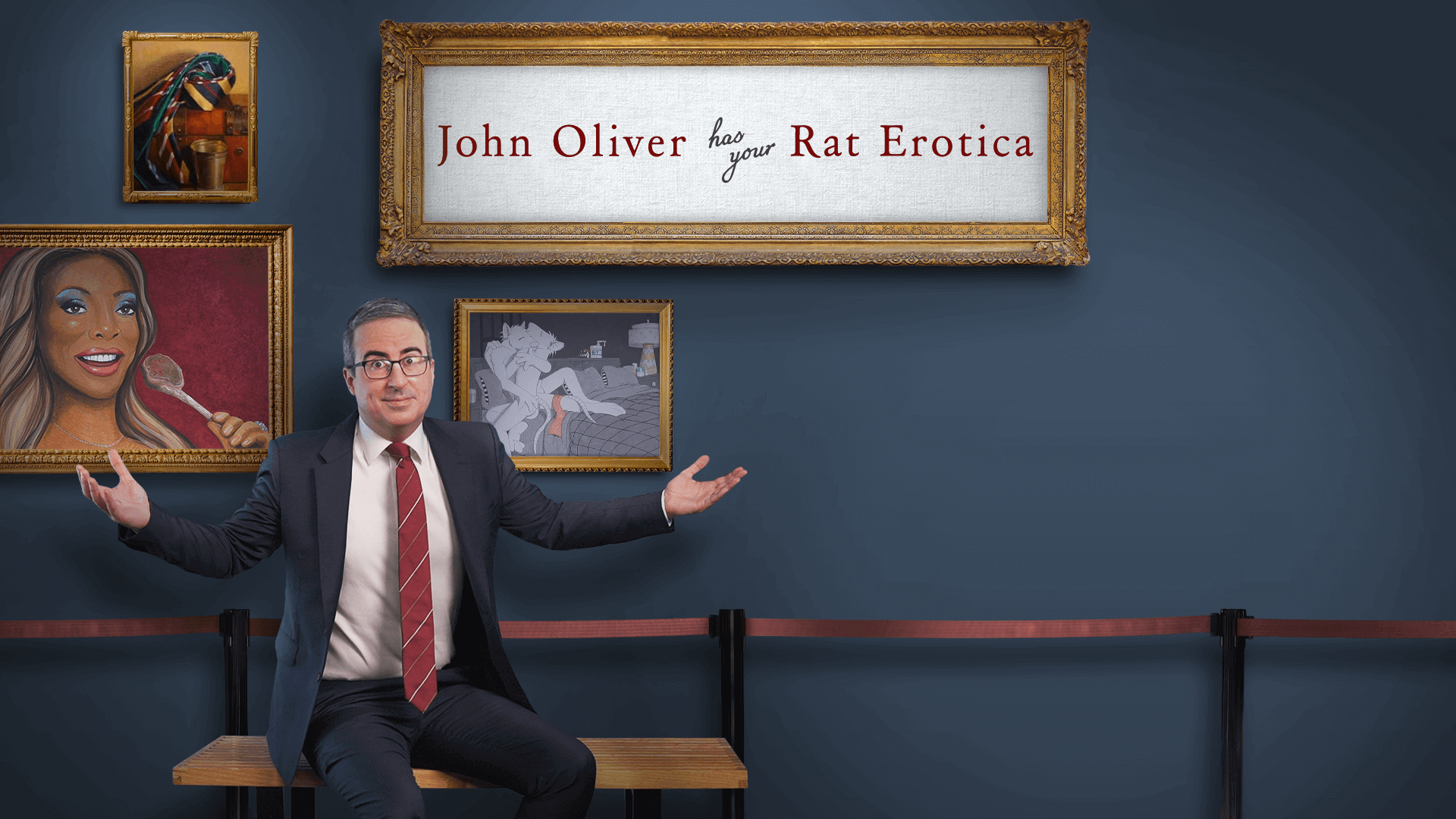 1920x1080 John Oliver Is Sending His Tongue In Cheek Art Collection And $000 To Chicago's Broadcast Museum