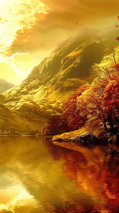415x740 Golden scenery Image