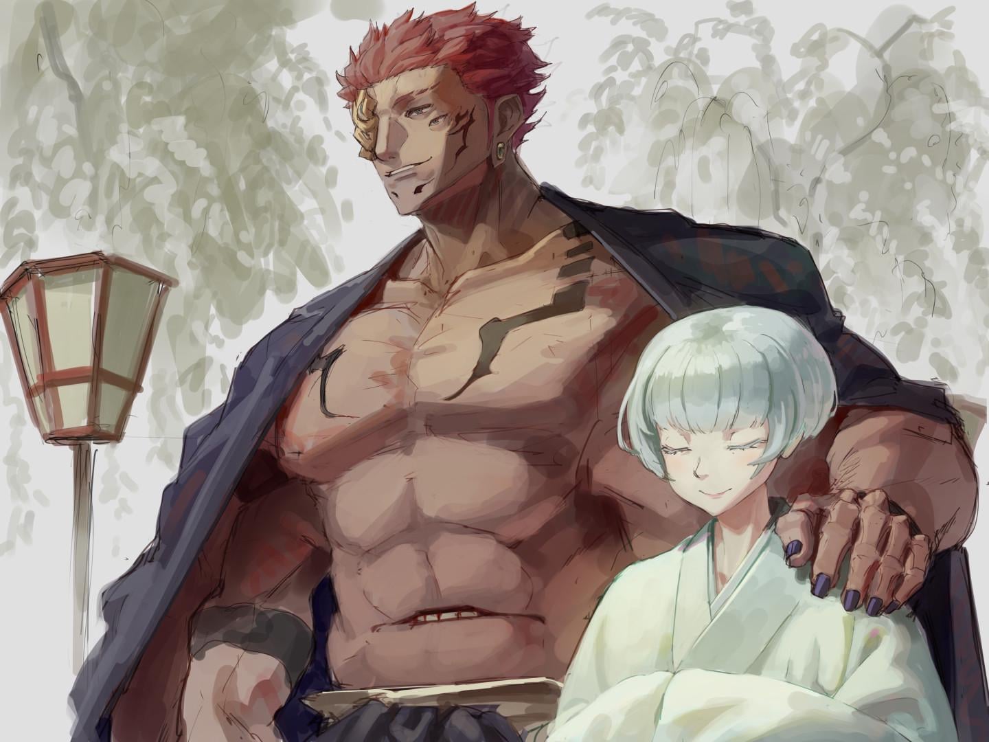 1440x1080 Colored Heian Sukuna