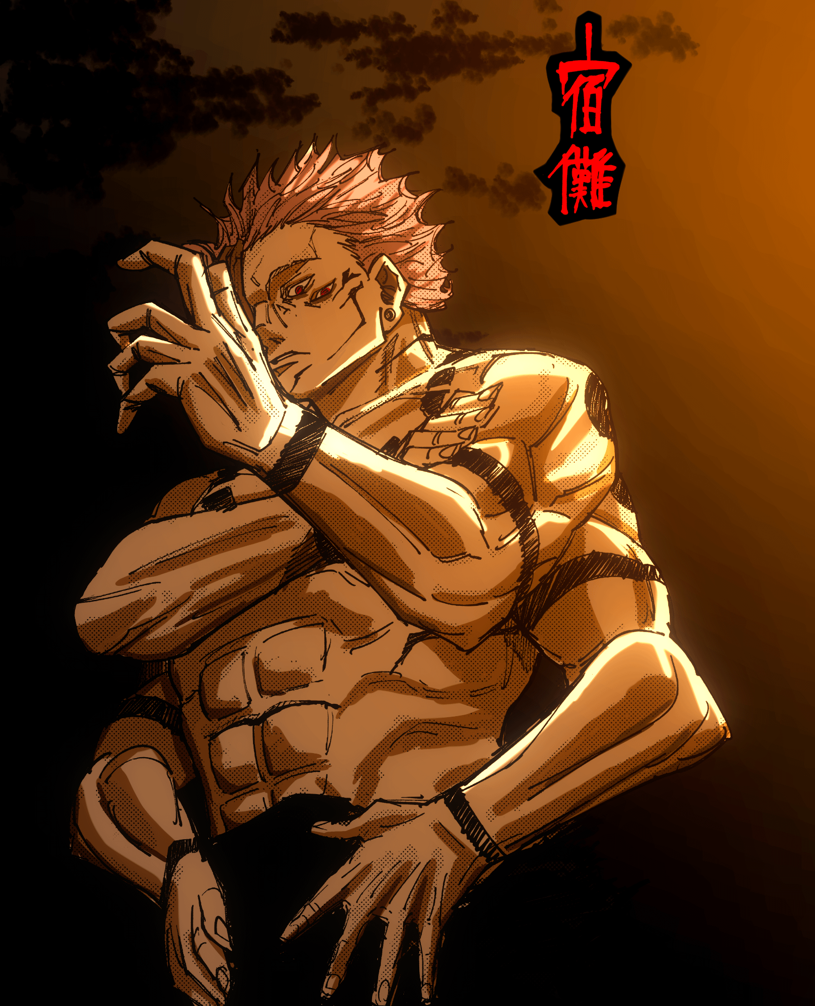 1588x1961 I don't see Heian Sukuna beating Gojo. (READ THE FUCKING POST FIRST.)