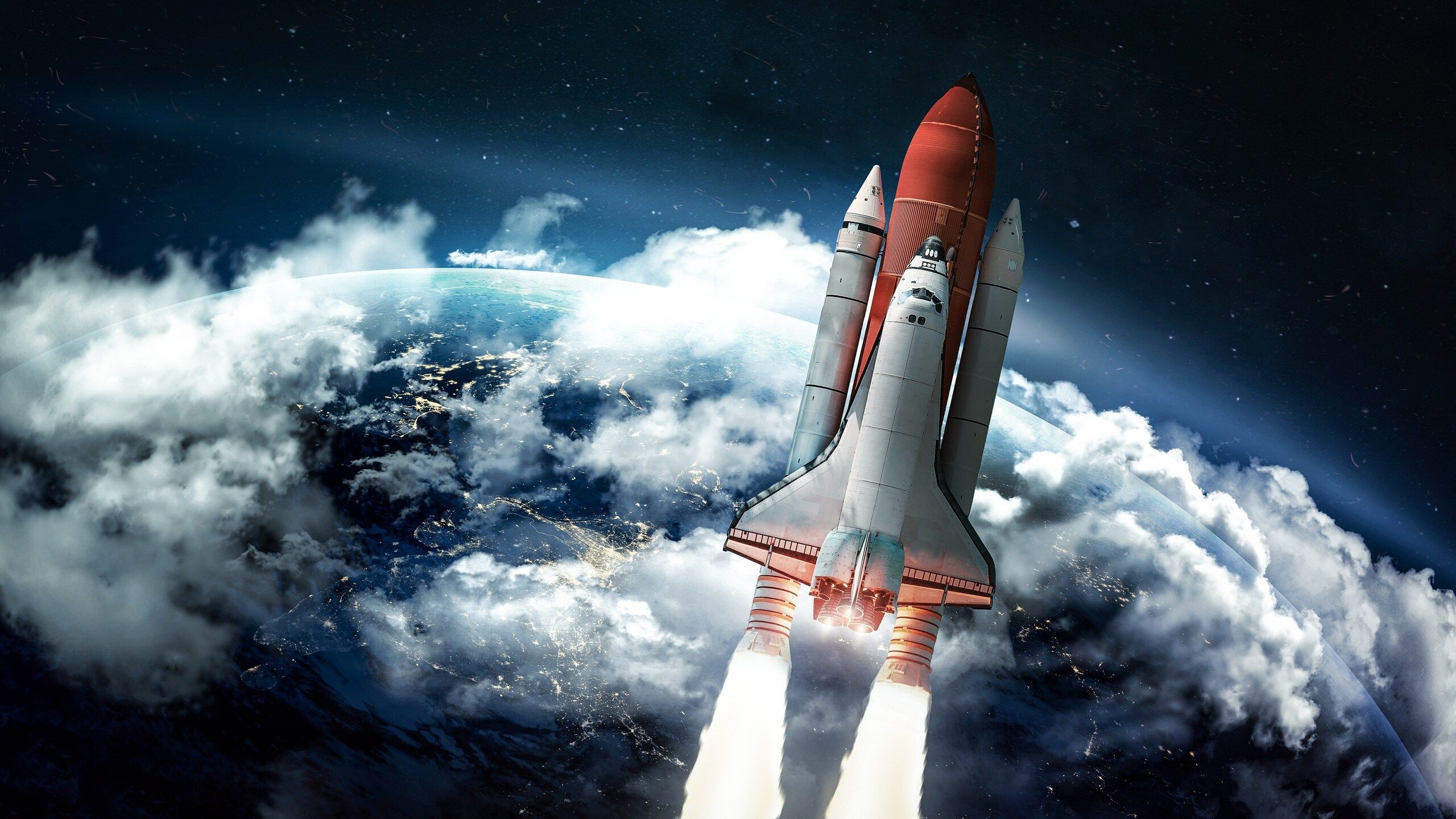 2560x1440 4k Rockets Wallpaper
