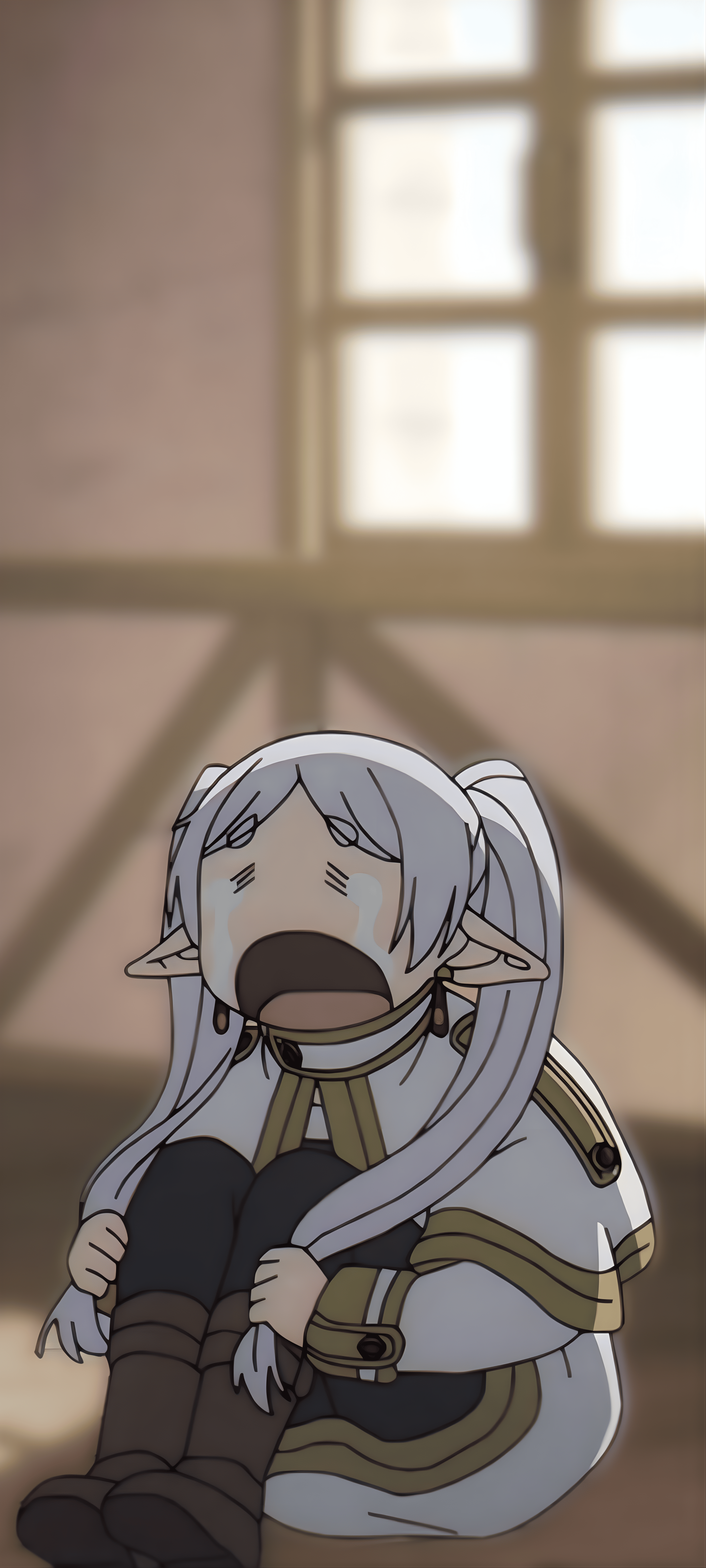 4320x9600 Tantrum Crying Frieren Mobile Wallpaper