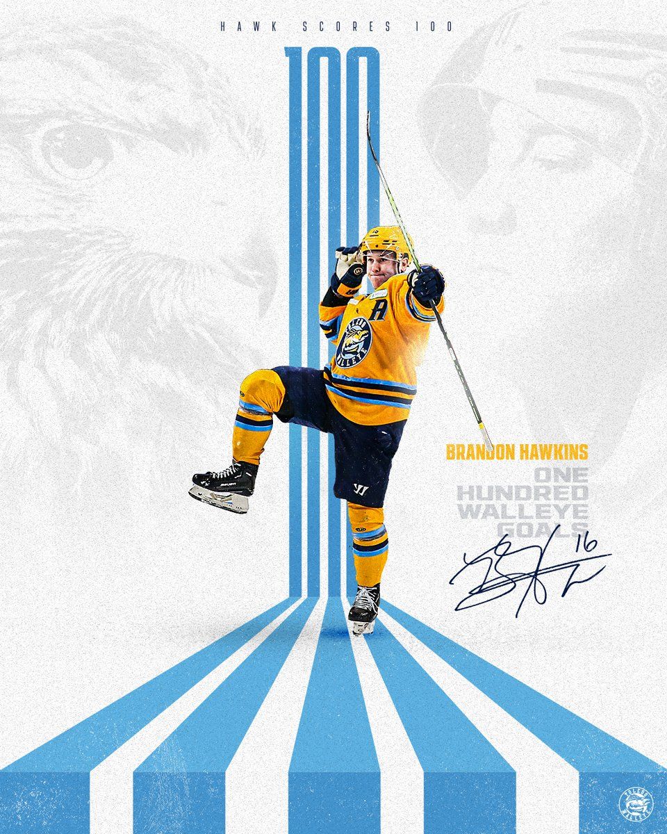 960x1200 things Hawk did: THAT. Huge congratulations to on his 100th goal as a Walleye!