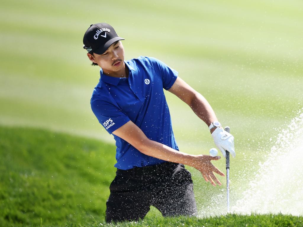 1024x768 Min Woo Lee leading Players Championship with Akshay Bhatia. news.com.au