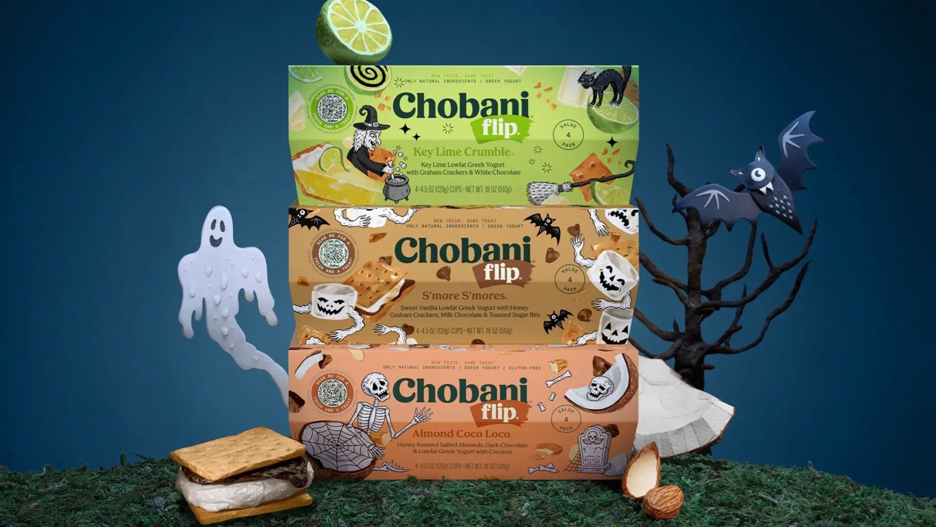 1920x1080 Chobani's Halloween packaging design brings fun and creativity to the yogurt aisle
