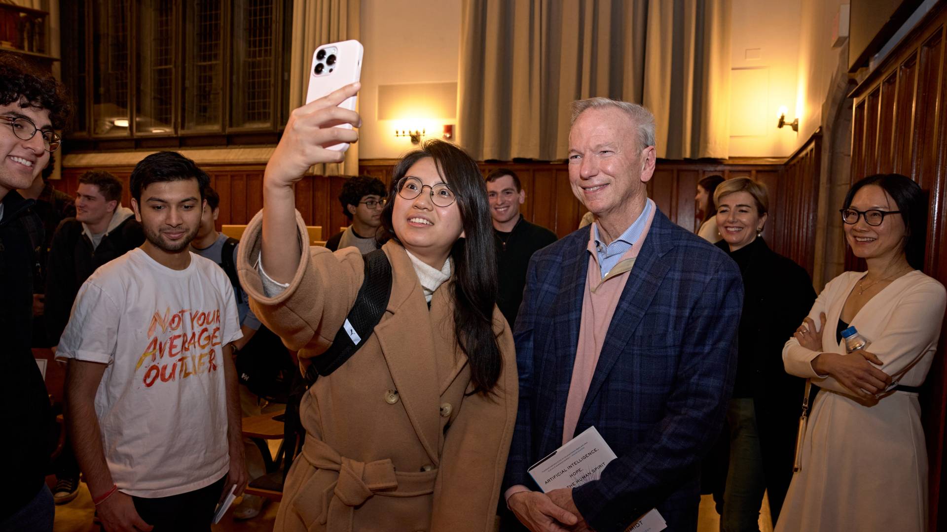 1920x1080 Eric Schmidt '76 shares AI insights in McCosh 50 book launch conversation for 'Genesis'