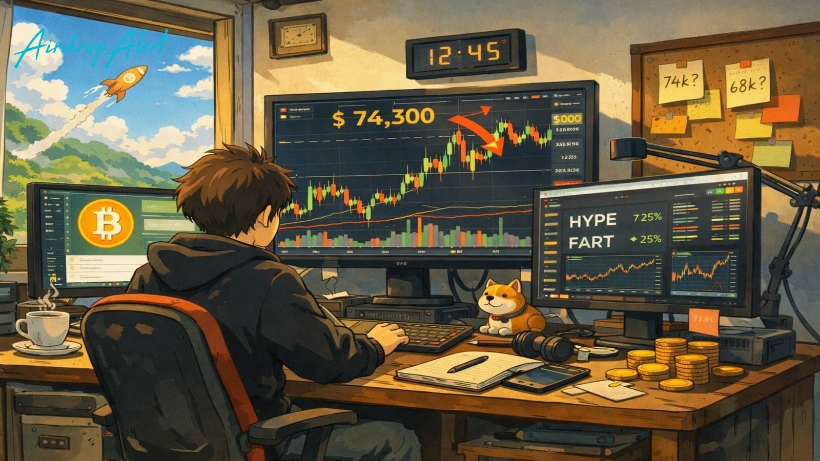 1600x900 Bitcoin 74k: why this level matters, why I still lean short, and where BTC could go next Alert Bitcoin 74k: key level, trade setup, and why I still lean short