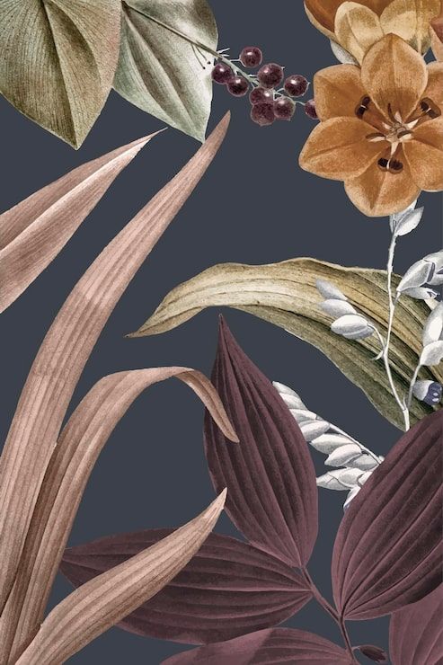 493x740 Botanical illustration wallpaper Image