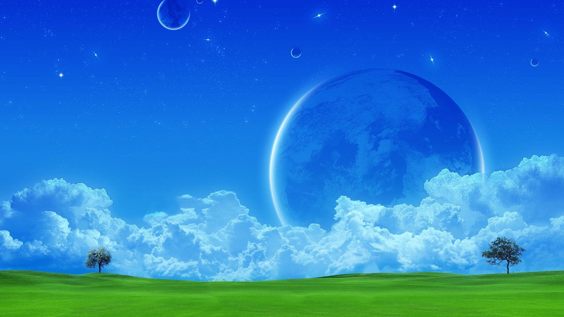 1920x1080 3D & Digital Art Landscape HD Wallpaper and Background