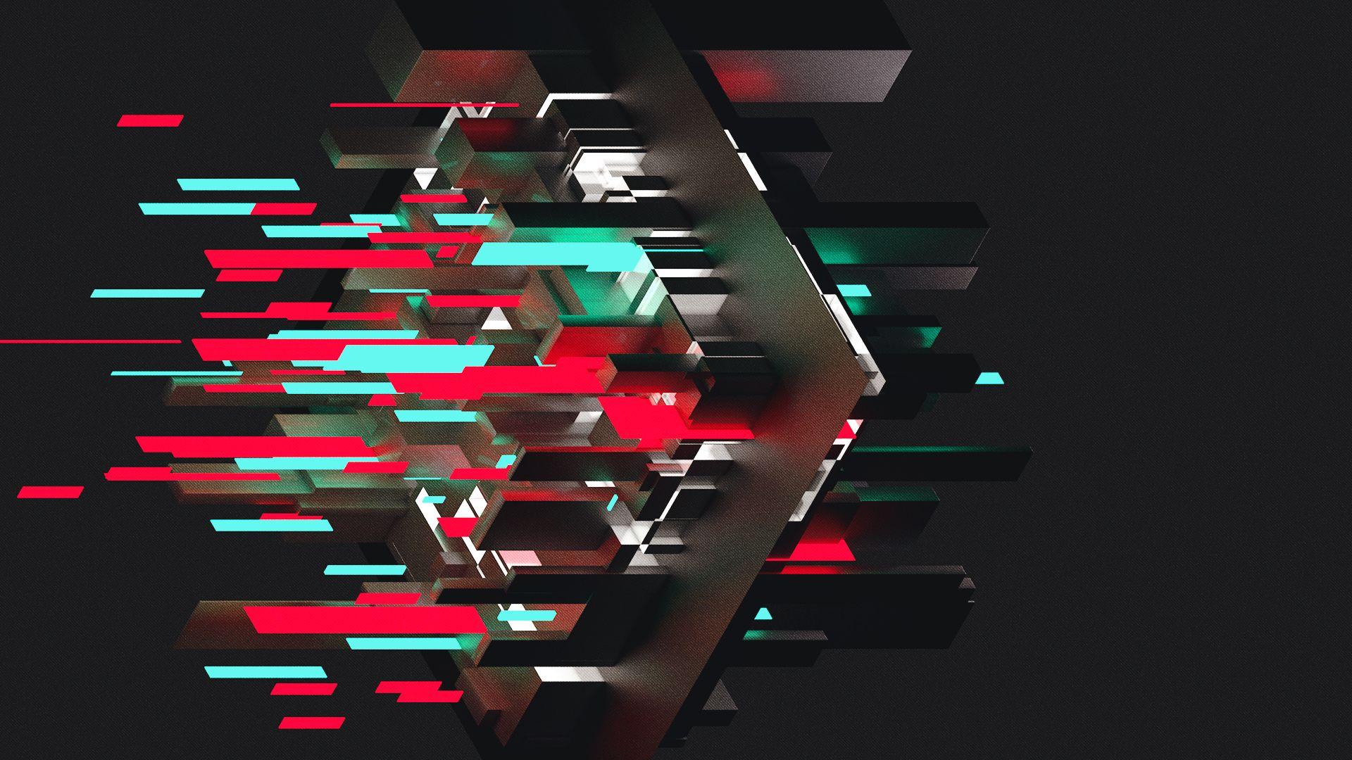 1920x1080 #square, D, #digital art, #geometry, wallpaper. General