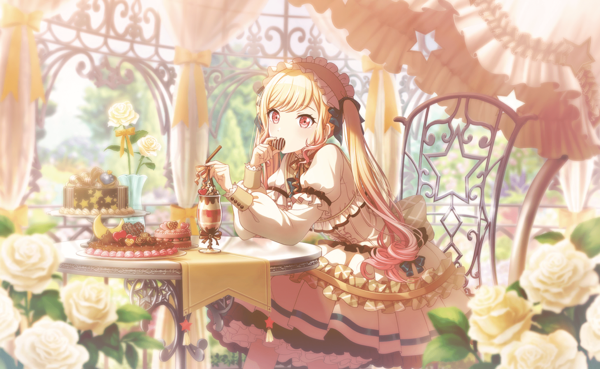 1920x1182 Tenma Saki in a Dreamy Cafe. Project Sekai HD Wallpaperx1261