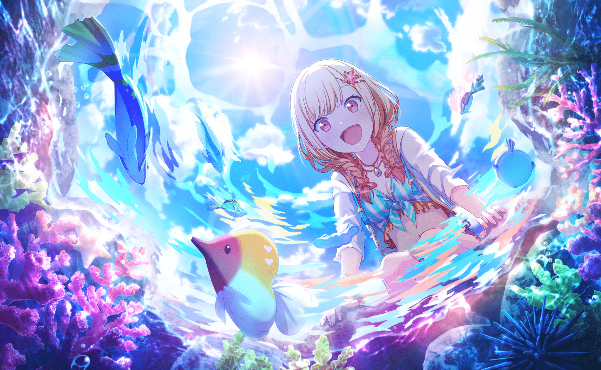 2048x1261 Tenma Saki Sekai Colorful Stage! feat. Hatsune Miku by SEGA Anime Image Board